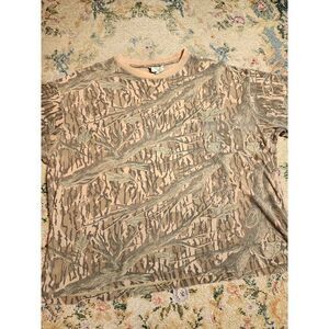 Vintage 90s Mossy Oak Original Tree Camouflage T-Shirt Boxy XXL Made In USA